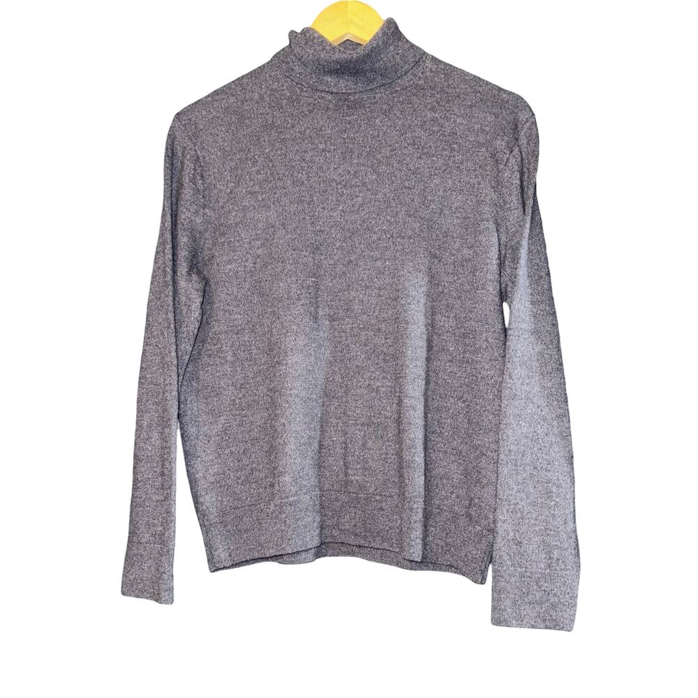 Banana Republic Italian Merino Wool Turtle Neck Sweater Women's LG Warm Baruffa